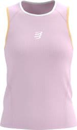 Camiseta de tirantes Compressport Trail Racing Rosa Mujer