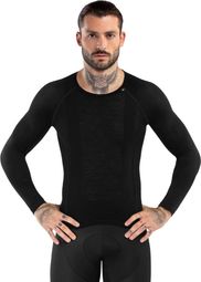 Sous-maillot vélo laine homme Cyclisme SRX Typhoon Noir