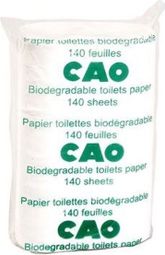 Papier toilette biodégradable CAO (lot de 2 paquets)