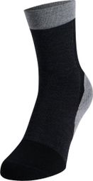 Chaussettes Odlo Performance Wool Mid Noir/Gris