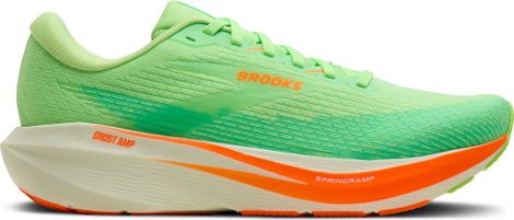 Brooks Ghost Amp Men's Running Shoes - Green/Orange