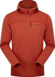 Polaire Rab Ascendor Light Rouge Homme