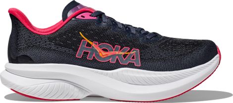 Chaussures Running Hoka Mach 6 Bleu/Rose Femme