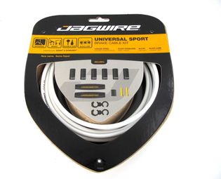 JAGWIRE UNIVERSAL SPORT BRAKE KIT Blanc pour freins