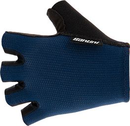 Santini Brisk Mesh Sommer Blaue Handschuhe