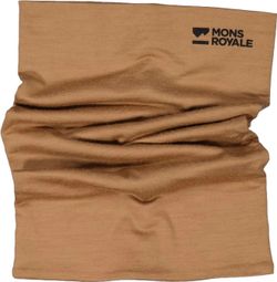 Halsband Mons Royale Double Up Merino Toffee Braun