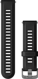 Garmin Forerunner 22 mm Silicone Wristband Black Grey