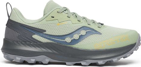 Chaussures Trail Saucony Peregrine 14 GTX Vert/Gris Femme