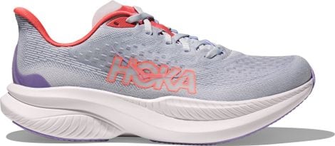 Hoka Mach 6 Dames Hardloopschoenen Blauw/Roze