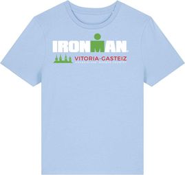 T-Shirt Manches Courtes Ironman Vitoria Bleu Ciel Femme