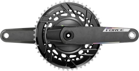 Sram Force Power E1 DUB 50-37 Tanden 2x12V Zwart crankstel (zonder kast)