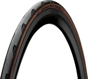 Continental Grand Prix 5000 700c Pneumatico da strada Tubetype flessibile BlackChili Vectran Breaker LazerGrip ACT Brown