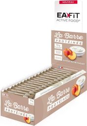 EAFIT Barre Protéinée Présentoir de 24 Barres de 46g - Pêche/Yaourt