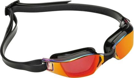 Aquasphere Xceed Swim Goggles Black - Orange Lenses