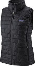 Chaqueta de plumas Patagonia Nano Puff Vest Black Mujer