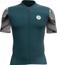 LeBram Ventoux Pétrole Kurzarmtrikot Pelforth Blau