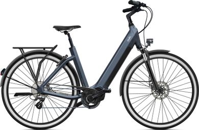 O2 Feel iSwan City Boost 6.1 Univ Shimano Altus 8V 432 Wh 28'' Gris Antracita Bicicleta eléctrica urbana