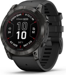 GARMIN Fenix 7 Pro Sapphire Solar - Montre de sport connectée - Noir