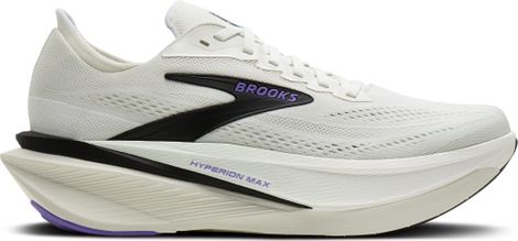 Zapatillas de running Brooks Hyperion Max 4 blancas/moradas para hombre
