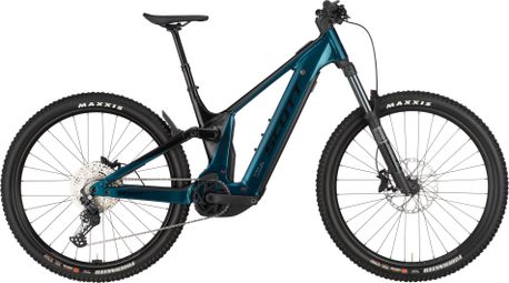 Scott Patron 920 Full-Suspension Electric Mountain Bike, Shimano 12V, 800 Wh Bosch, 85 Nm, 29'', Blue/Green, Martin