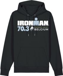 Sudadera con capucha Ironman 70.3 Bélgica Negra