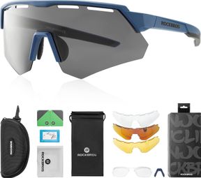 Sunglasses polarized 4 lenses interchangeable