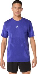 Asics Road Seamless T-shirt met korte mouwen, paars, heren