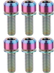 Kit de 6 Vis Titane pour Potence Title ST1/ST2 Oil Slick