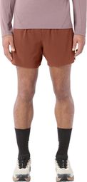 Salomon Sense Aero Stow 5-inch Shorts, Brown, Men's