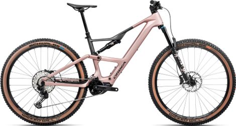 Orbea Rise SL M20 Elektrische Volledig Geveerde MTB Shimano SLX 12S 630 Wh 29'' Desert Rose Carbon Raw Grey 2025