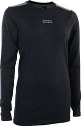 ION Women's Long Sleeve Merino MTB Jersey Black