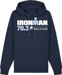 Sudadera con capucha Ironman 70.3 Bélgica Azul Marino