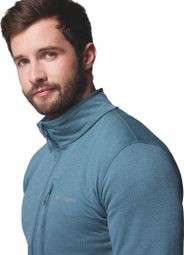 Veste Polaire Columbia Essential Hike Grid Bleu — vue 7