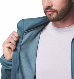Veste Polaire Columbia Essential Hike Grid Bleu — vue 8