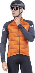 Alé Sharp Long Sleeve Jacket Schwarz/Orange Fluo
