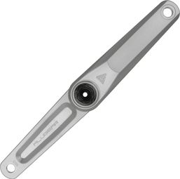 Paar Vega AL Wide DUB-crankstellen voor racefietsen/gravelfietsen, zilver