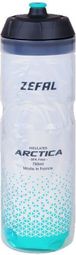 Bidon ARTICA isotherme vélo - contenu 750 ml - gris et bleu caraïbe