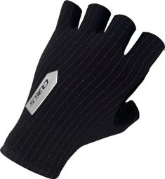 Q36.5 Pinstripe Short Gloves Black