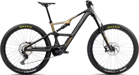 Orbea Rise LT H20 MTB elettrica a sospensione totale Shimano Deore/SLX 12S 630 Wh 29'' Diamond Black Splash Olive Green 2025