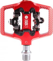 Paire de Pédales Automatiques SB3 Kroma Rouge