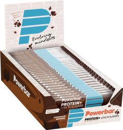 Boîte Protein Plus Low Sugar Bar (30x35g) - Powerbar - Brownie - Barres Protéinées