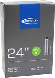 Chambre a air velo 600 x 28-35a (24 x 1 3-8) Schwalbe valve standard