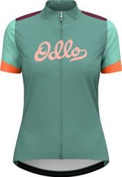 Odlo Heritage Essentials Women's Short Sleeve Jersey Green/Multi