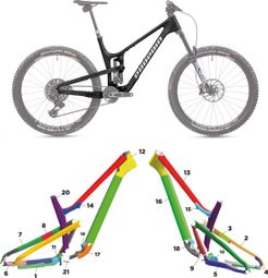Kit de protection sur-mesure Propain Tyee 6 / 6.1 CF - 2023 - L - Brillant