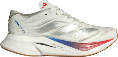 adidas adizero Boston 12 White Blue Women's Shoes