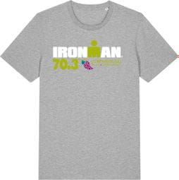 T-Shirt Manches Courtes Ironman 70.3 Luxembourg Gris Homme