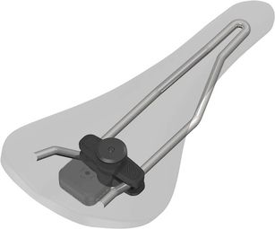 Adaptateur Quad Lock pour Rail de Selle Noir