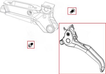 Replacement Brake Lever for SRAM Maven Silver B1