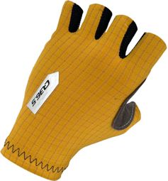 Kurze Handschuhe Q36.5 Pinstripe Gelb