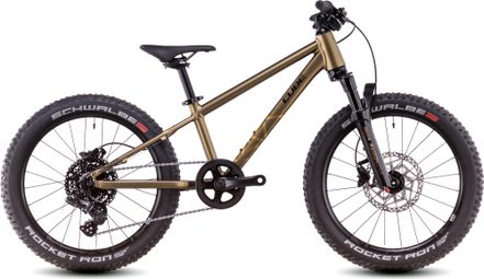 VTT Enfant Cube Reaction 200 TM Microshift 8V 20'' Or Lime 5 - 7 ans